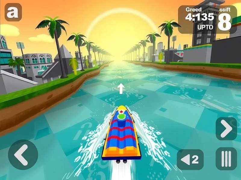 Kerala Canal Speedster Game Screenshot